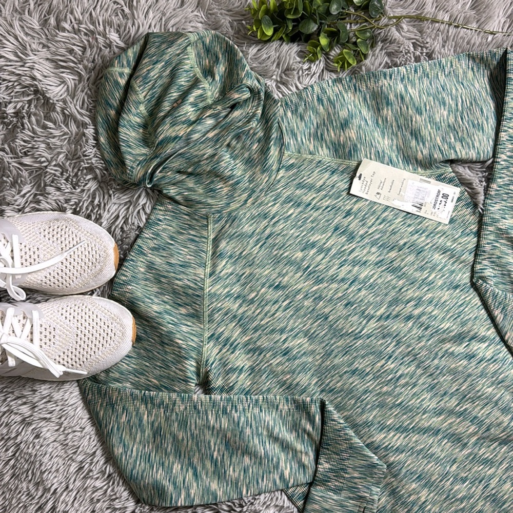NWT Sweaty Betty Space Dye Hoodie Terrain Green size S - Picture 2 of 11